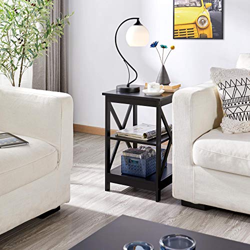 Set of 2 -3-Tier End Table  for Living Room