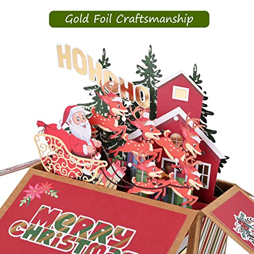 3D Pop Up Christmas Gift Cards