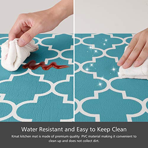 [2 PCS] Kitchen Cushioned Anti-Fatigue Floor Mat, Heavy Duty PVC Ergonomic