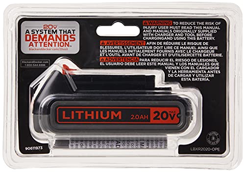 20V MAX* POWERCONNECT 2.0Ah Lithium Ion Battery (LBXR2020-OPE)