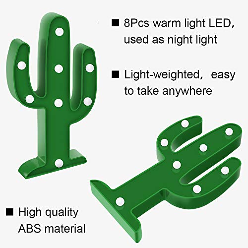 Cactus Light for Home Room Decoration