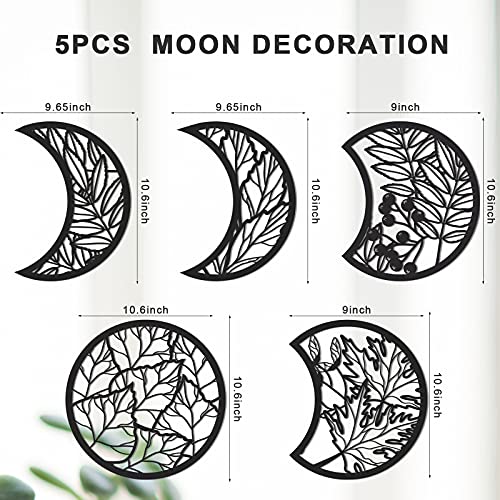 5 Pieces Moon Phases Decoration