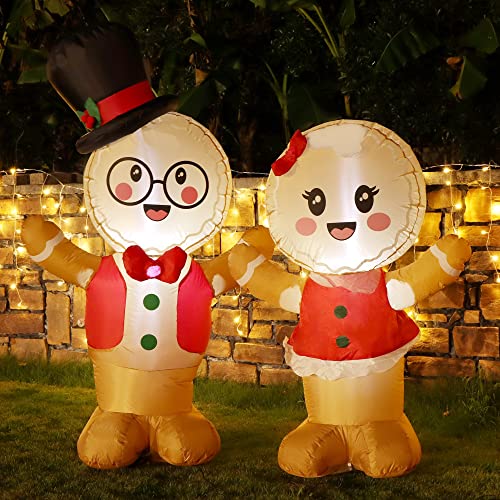 5.5FT Blowup Christmas Inflatable Decorations w/ LEDs