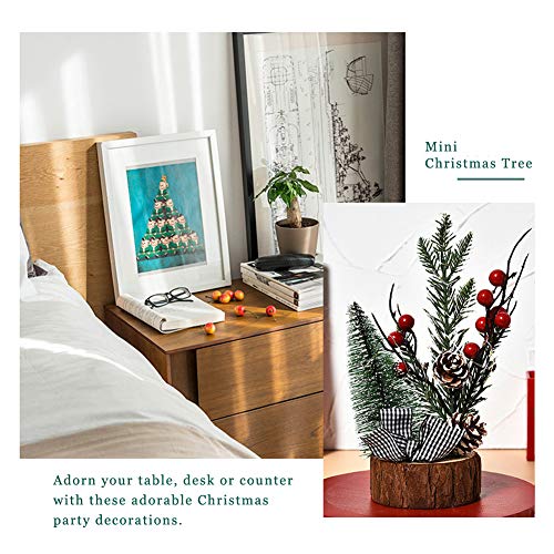 Mini Christmas Tree Tabletop Decorations