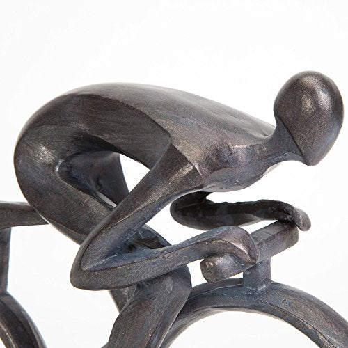 Elegant 6-3/4" Bicycle Statue - Impressive Home Décor Sculpture