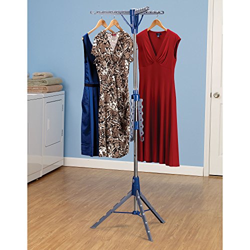 Portable 2-Tier Clothes Drying Rack Tri-pod