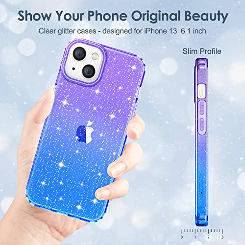 Slim Case for iPhone 13 Soft Liquid Silicone Gel Rubber Bumper, Anti-Scratch Microfiber Lining