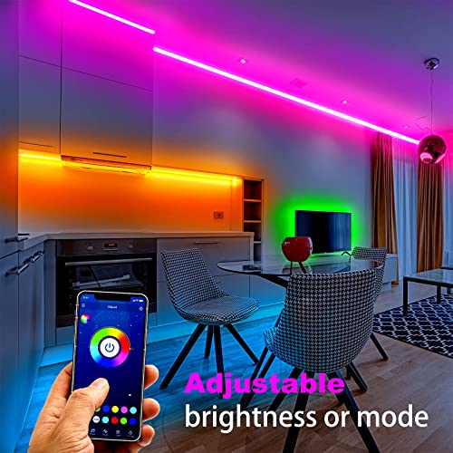 Smart Led Strip Lights Sync to Music Color Changing w/ App Control