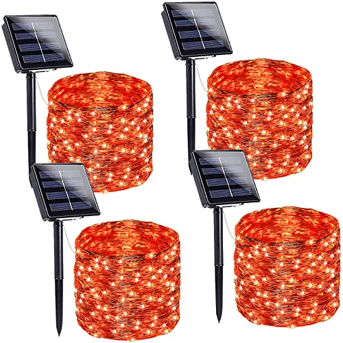 4-Pack 160FT 400 LED  Solar Christmas Lights