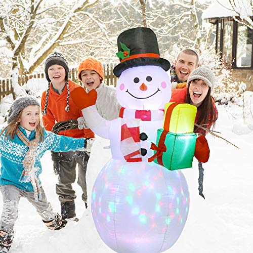 5ft Christmas Snowman Inflatable Decoration