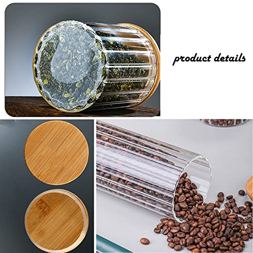 Glass Storage Jars Set of 5