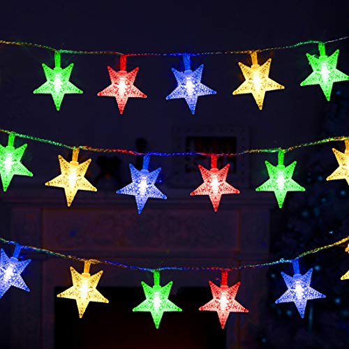 100 LED Star Christmas Lights