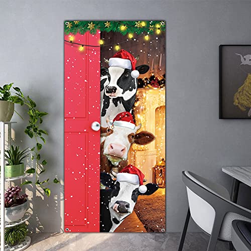 Cute  Christmas Door Cover  Decorations