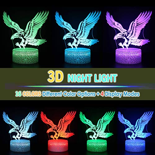 3D Illusion Bedroom Decoration Night Light Table Lamp 16 Colors