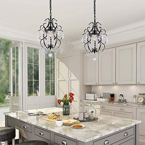 Elegant Mini Crystal Chandeliers Lighting 1-Light