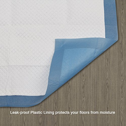 Pet Pee Pads 100 Count 22" x 22" Large -Quick Drying Gel, Eliminate Odor, Leak Proof