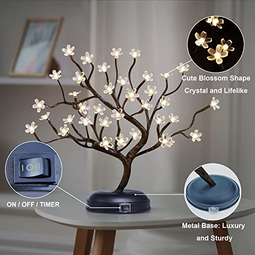 16Inch 36LED Cherry Blossom Bonsai Light