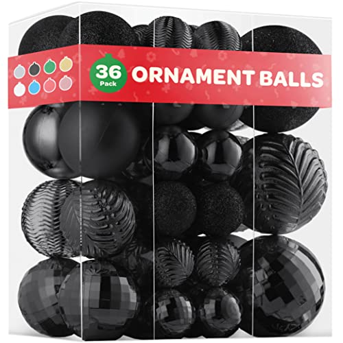 Set of 36  Christmas Ball Ornaments