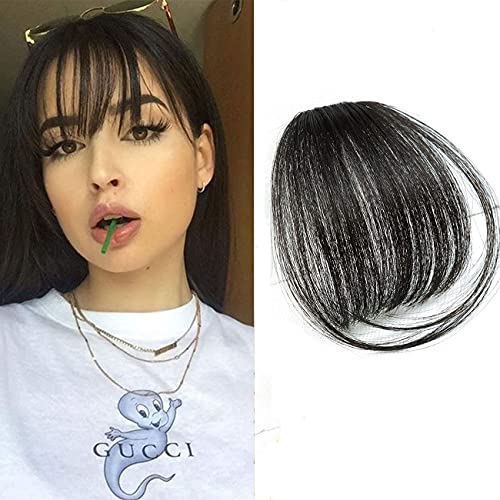 Clip in Air Bangs - Human Hair Extensions