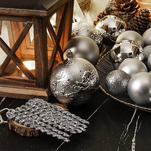 45pcs Christmas Ball Ornaments for Christmas Trees Decorations