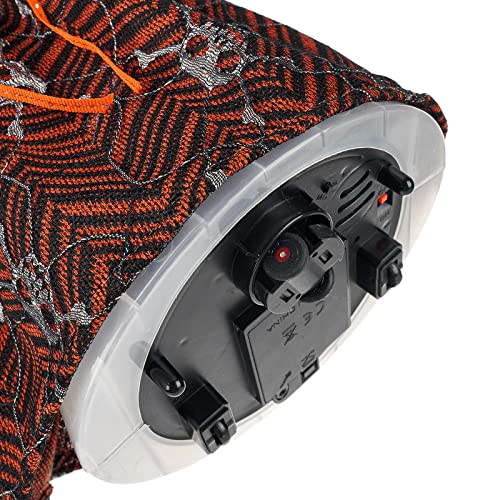 Lighted Halloween Witch's Broom, Spooky Halloween Party Decorations Home Ornament