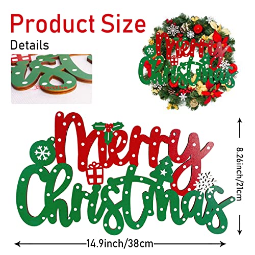 Merry Christmas Wooden Sign Decoration