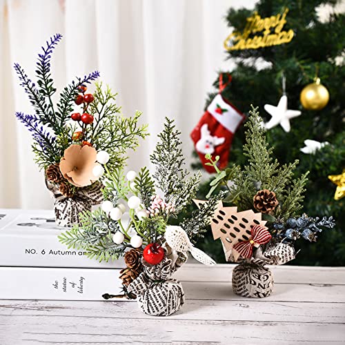 Mini Christmas Tree Tabletop Decorations