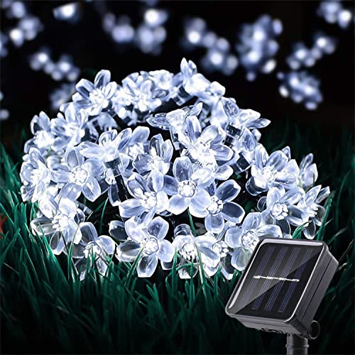 Waterproof Solar Flower Christmas String Fairy Lights