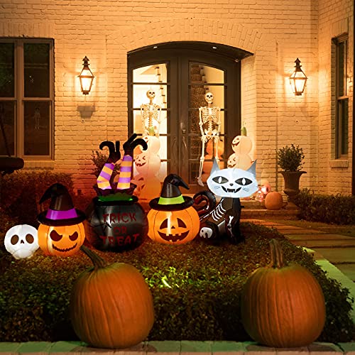 7.4 FT Halloween Inflatables Outdoor Decorations