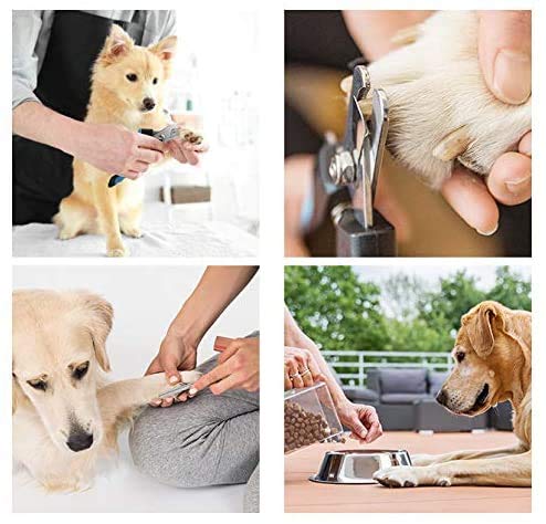 Dog Nail Clippers & Trimmer w/ Quick Safety Guard to Avoid Over-Cutting Toenail