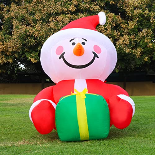 4.5 FT Christmas Inflatables Snowman w/ LEDs