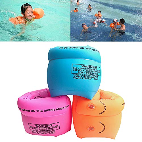 6 Pack PVC Kids Children Adult Swimming Arm Float Ring