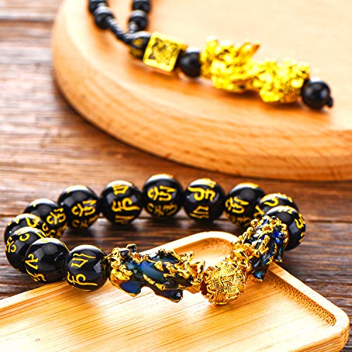 4 Piece Feng Shui Pi Xiu Pi Yao Bracelet Necklace Set