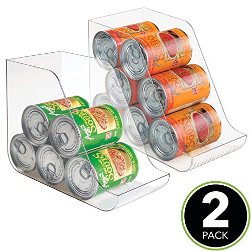 2 Pack Plastic Kitchen Storage Organizer for Canned Food