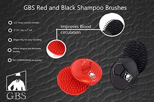 Hair Scalp Massage Brush Scrubber, Scalp Exfoliation for Dandruff, for All Hair Types of Women, Men - Pack of 4