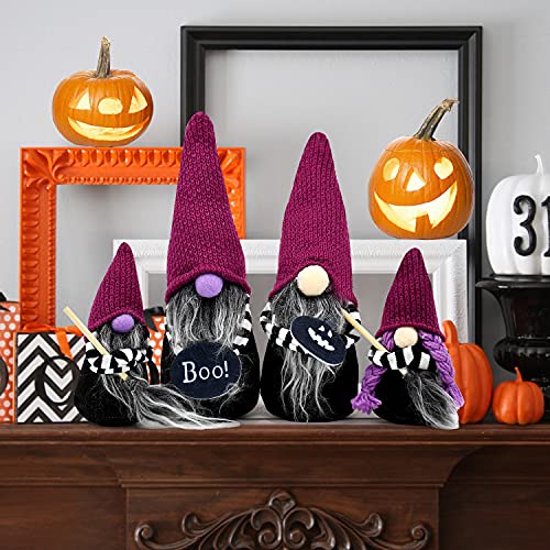 Halloween Witch Gnomes Plush for Tier Tray Decor,ation