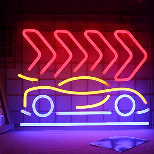 Car Led Neon Sign Acrylic Modern Wall Decoration 17’’x13’’ w/ USB Switch