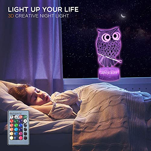 3D Illusion Bedroom Decoration Night Light Table Lamp 16 Colors