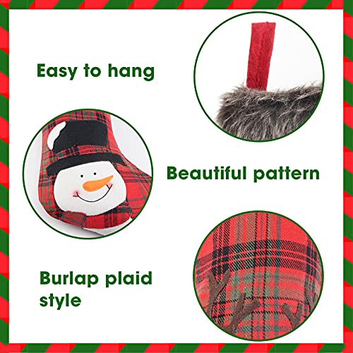 19" Christmas Stocking-4 Pack