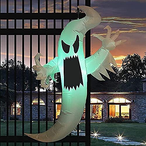 5FT Halloween Decorations Inflatable Hunting Ghost w/ LEDs