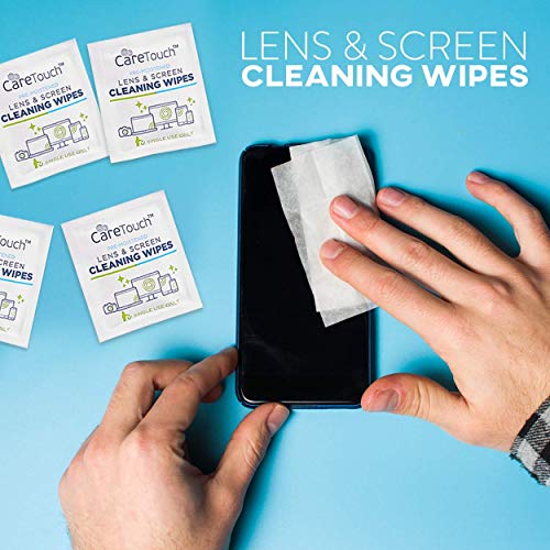 210 Pre-Moistened & Individually Wrapped Lens Cleaning Wipes for Eyeglasses, Tablets, Camera Lenses, Screens, Keyboards