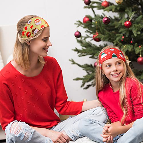 12 PCS Christmas Stretchy Headbands for Women