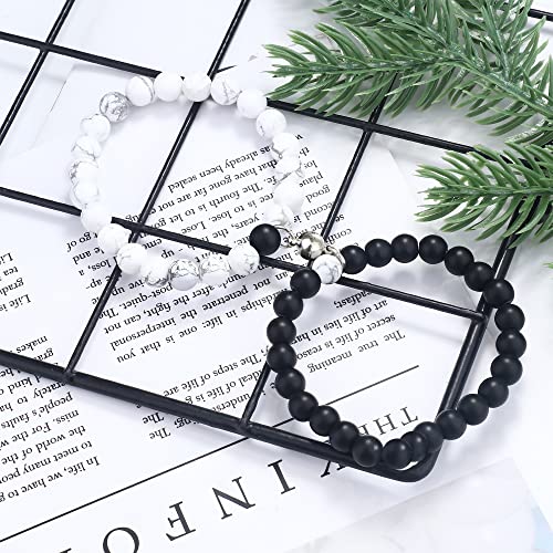 4Pcs Magnetic Couples Beads Bracelet & Necklace