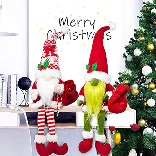 2 Pcs Christmas Gnomes Decorations