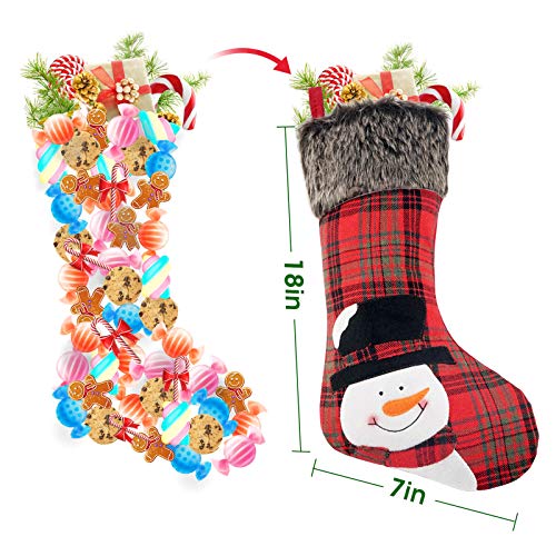 19" Christmas Stocking-4 Pack