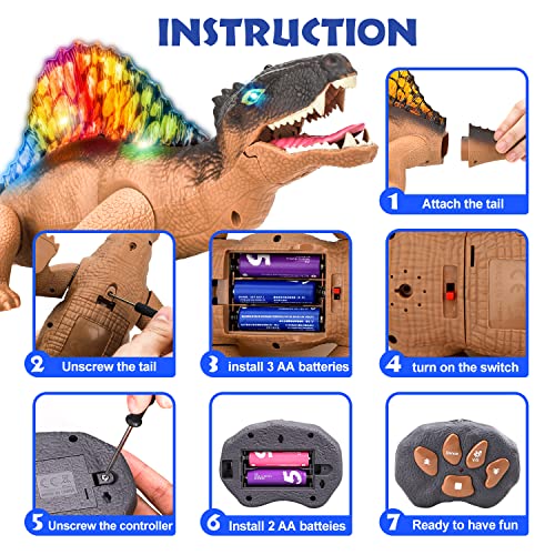 Remote Control Dinosaur Toys for Kids