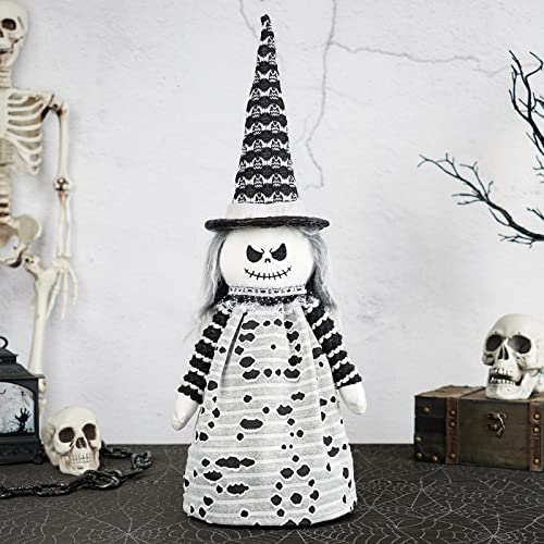 Lighted Halloween Witch's Broom, Spooky Halloween Party Decorations Home Ornament