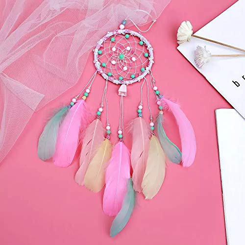 Elegant Handmade Feather Dreamcatcher