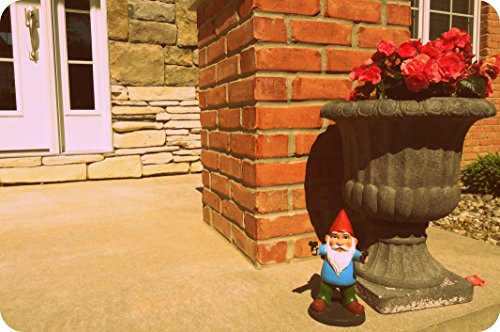 Garden Combat Gnome Figurine - Indoor/Outdoor Garden Gnome Sculpture