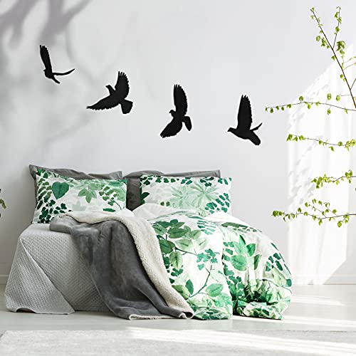 4 Pcs Flying Bird Wall Sculptures Home Decoration